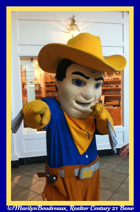 Rowdy the McNeese State University Cowboy Mascot www.marilynboudre ...