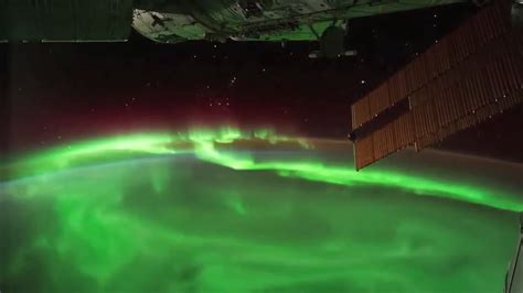 Amazing View of Earth & Aurora Borealis from International Space Station - ISS - YouTube