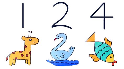 Top 190+ How to make animals drawing with numbers - Merkantilaklubben.org