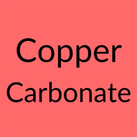 Copper Carbonate