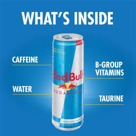 Red Bull Sugar Free Energy Drink Can, 12 fl oz - Kroger