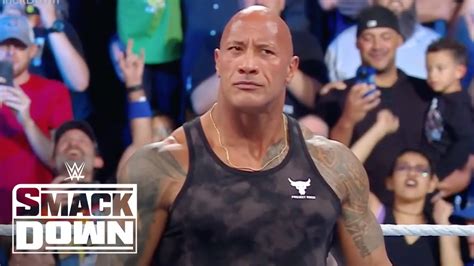 THE ROCK RETURNS TO SMACKDOWN! | WWE SmackDown Highlights 9/15/23 | WWE ...