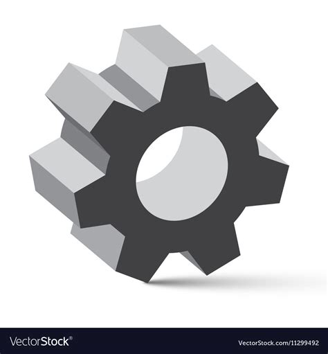 Cog - gear Royalty Free Vector Image - VectorStock