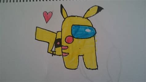 Among us pikachu by joannamargaroni on DeviantArt