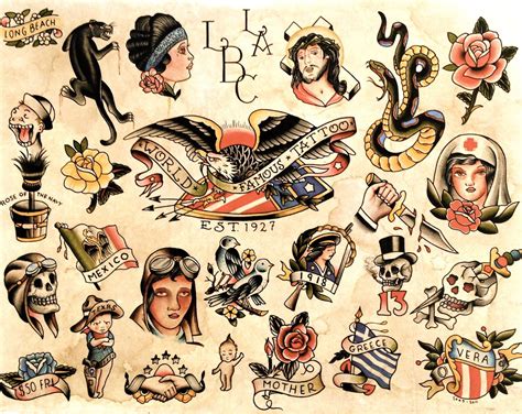 The Wandering Ghost: Some old paintings... | Traditional tattoo flash ...