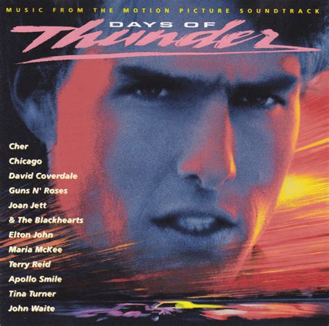 Days Of Thunder (Music From The Motion Picture Soundtrack) (1990, CD ...