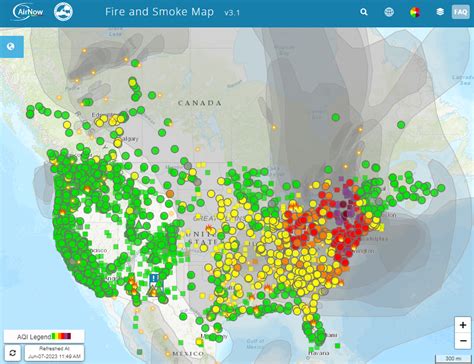 U.S. EPA on Twitter: "#Wildfire smoke is impacting large portions of ...