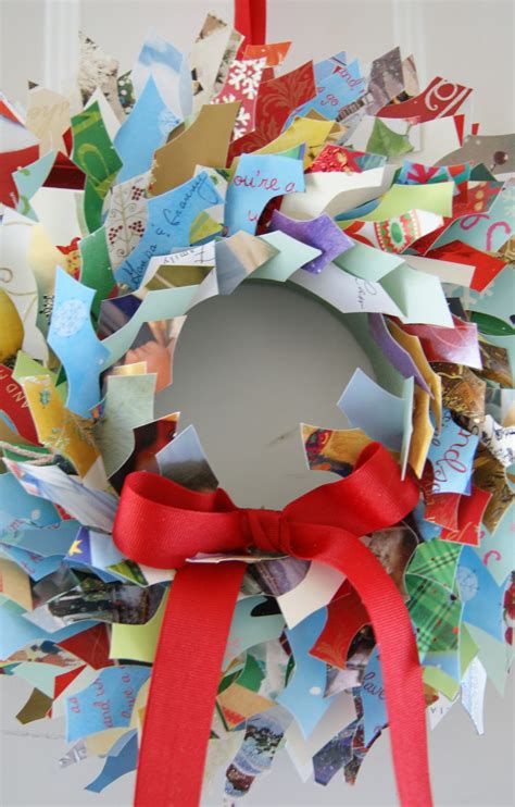 Crafty Sy: Christmas Card Wreath