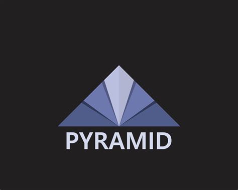 pyramid logo and symbol Business abstract design 596962 Vector Art at ...