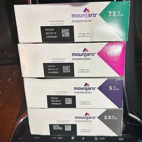 Mounjaro 7.5 Mg/0.5ml Prefilled Pen at Rs 8500/vial | Pharmaceutical ...