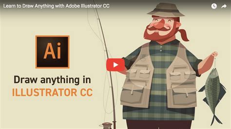 AI TUTORIAL: Learn to Draw Anything with Adobe Illustrator CC – Artist ...