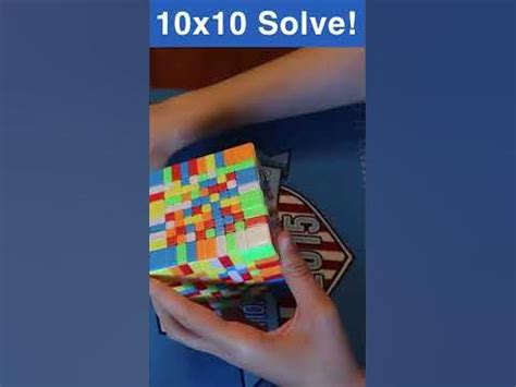 10x10 Rubik's Cube Solve! - YouTube