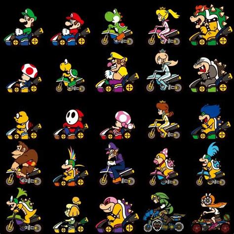 Mario kart 8 Deluxe characters | Mario art, Super mario kart, Mario ...