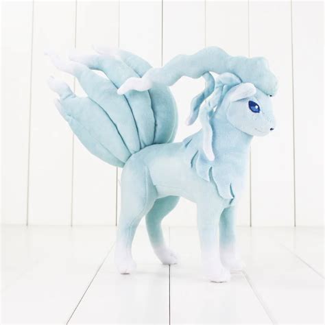 1pcs 25cm Cute Toy Sun & Moon Alola Ninetales Nine Tails Fox Stuffed Soft Plush Doll-in Movies ...