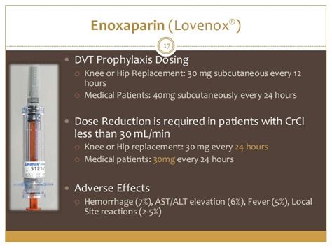 Prevention of Venous Thromboembolism