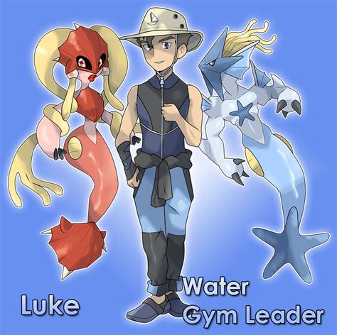 Gym Leader Water - Luke by Deko-kun on DeviantArt
