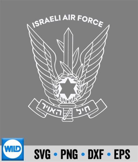 Air Force SVG, Iaf Israel Israeli Airforces Jerusalem SVG - WildSvg