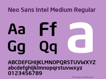 Neo Sans Intel Font Download - jarnew