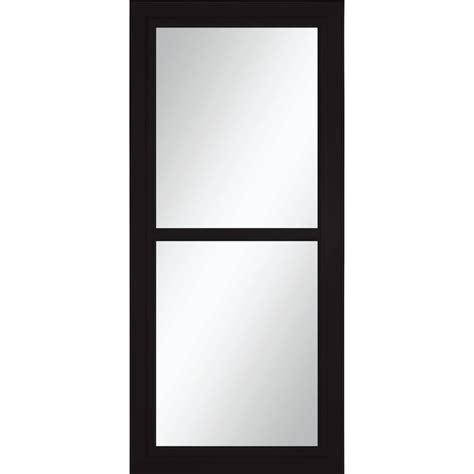 Larson Tradewinds Storm Door - 36-in x 81-in - Full View - Aluminum - Black 14604052 | Réno-Dépôt