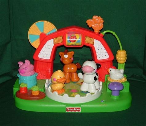 Fisher Price 2007 Amazing Animals Spinning Musical Barn Yard Complete L4615 #FisherPrice | Baby ...