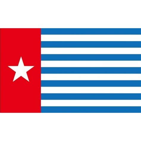 West Papua Flag 150 x 90cm Morning Star Flag - Custom Flag Australia