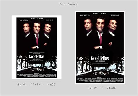 Goodfellas Movie Poster Print Redplanetgraphics - Etsy