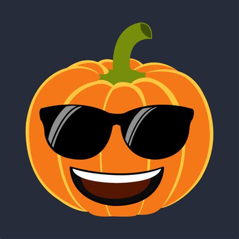 Cool Pumpkin Emoji Halloween Gift - Halloween - T-Shirt | TeePublic