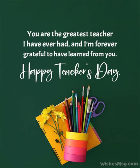 190+ Teachers Day Wishes, Messages and Quotes