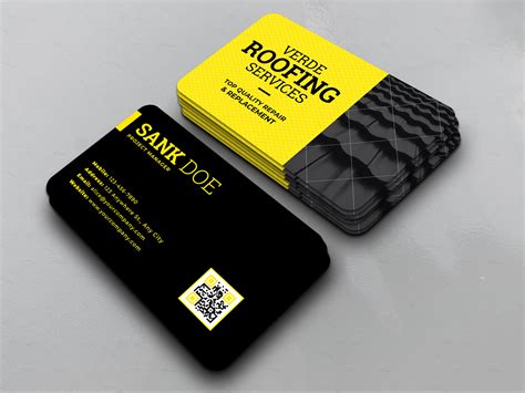 Roofing Business Cards Templates Free