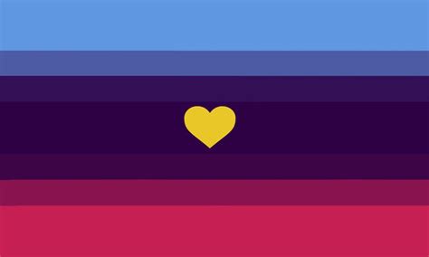 ambiamorous redesign! v1 in 2023 | Flag, Bi flag, Pride flags