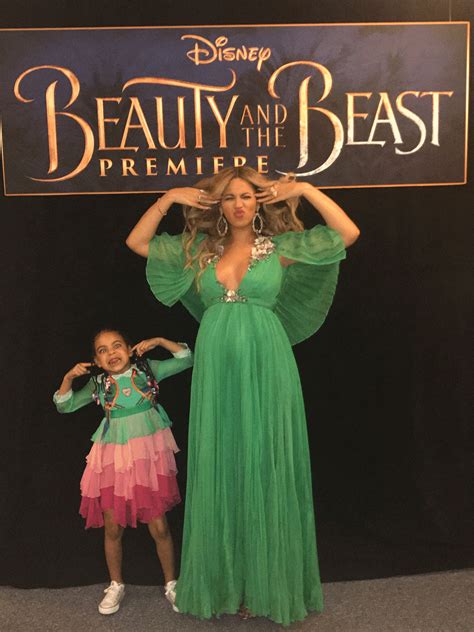 Beyonce Blue Ivy Carter Beauty And The Beast Premiere