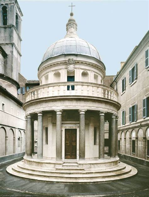 Oil Painting Replica Tempietto, 1502 by Donato Bramante (1444-1514 ...