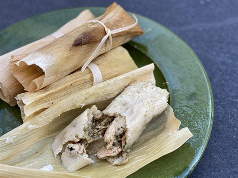 Green Chile Chicken Tamales - Rick Bayless