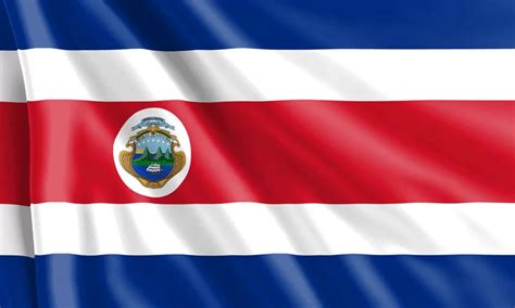 La bandera de Costa Rica - Historia de la bandera de Costa Rica