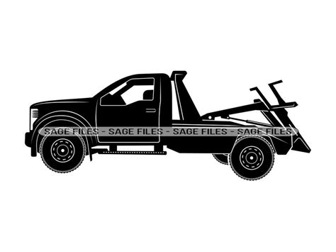 Tow Truck 2 SVG, Tow Truck Svg, Tow Truck Clipart, Tow Truck Files for Cricut, Tow Truck Cut ...