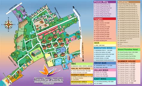 Site map - Paradise Garden Resort Hotel & Convention Center Boracay