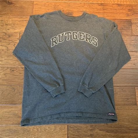 Vintage Rutgers University long sleeve shirt Made... - Depop