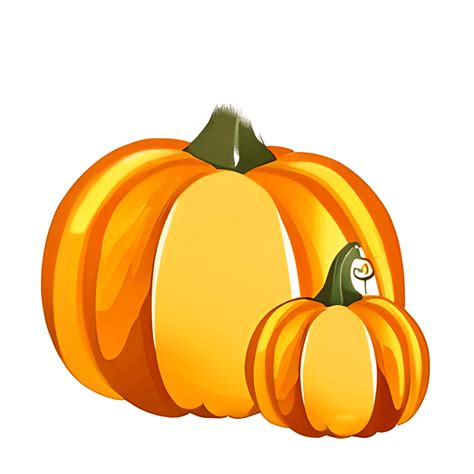 Colorful Autumn Pumpkins Clipart · Creative Fabrica