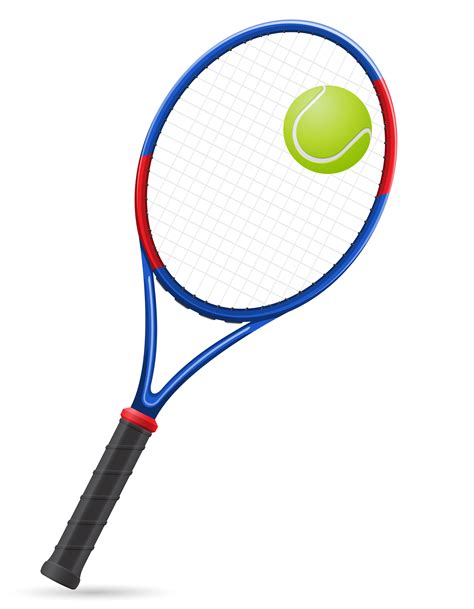 tennis racket and ball vector illustration 515475 Vector Art at Vecteezy