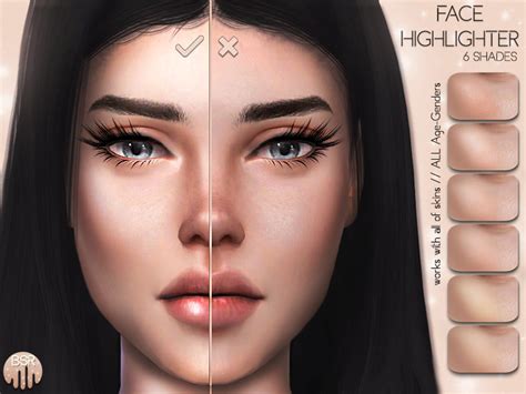 The Sims Resource - Face Highlighter BH05