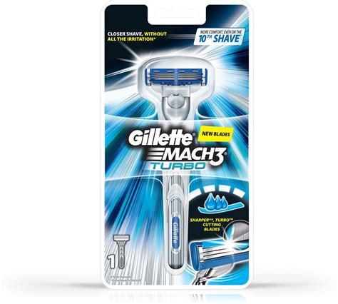 Gillette Mach 3 Turbo Razor - Price in India, Buy Gillette Mach 3 Turbo ...