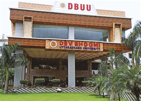 Dev Bhoomi Uttarakhand University Dehradun Eligibility Fee Cutoff ranking