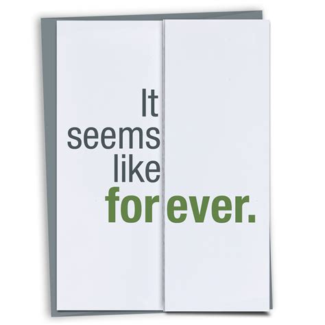 Seems Like Forever Funny Anniversary Card – FINCH and HARE