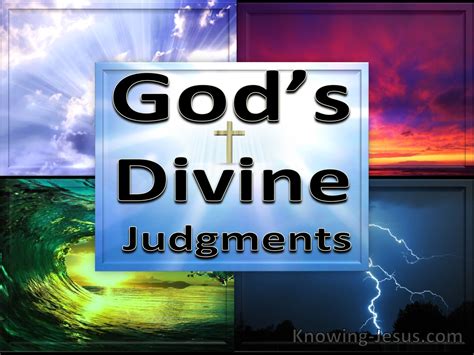 God’s Divine Judgments - Character and Attributes of God (9)﻿