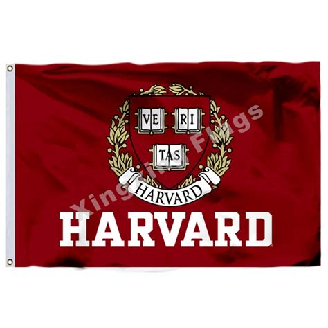 Harvard University Crimson Flag 3ft x 5ft Polyester NCAA Banner Flying ...