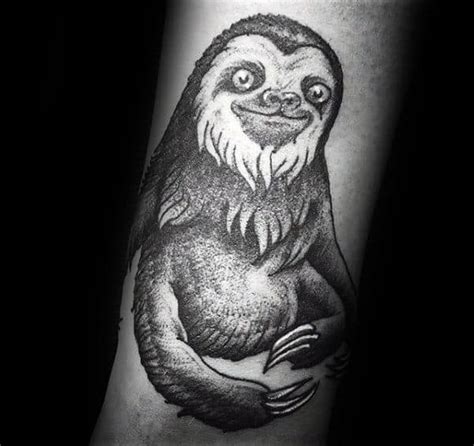 70 Sloth Tattoo Designs For Men - Ink Ideas To Hang Onto