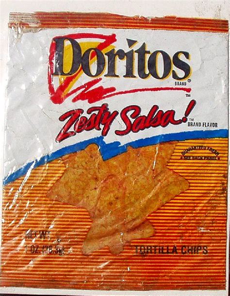 dug: 1990s Doritos Zesty Salsa bag | here is the next logo i… | Flickr