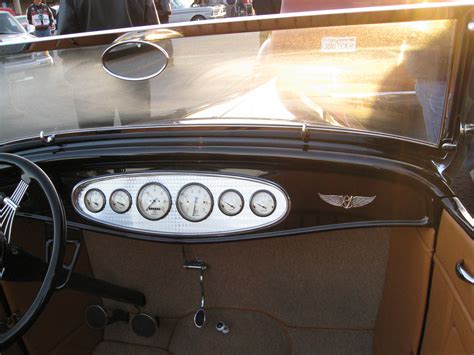 1932 Ford Roadster Custom Dashboard - The Metal Surgeon Car Restorations