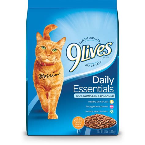 9Lives Daily Essentials Dry Cat Food, 12 lb - Walmart.com