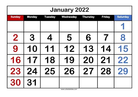 Free January 2022 Blank Calendar Printable Pdf Your Printable Calendar | Porn Sex Picture